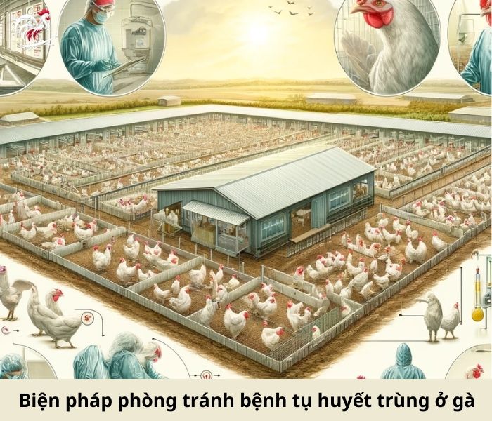 Biện pháp phòng tránh khi xuất hiện triệu chứng bệnh tụ huyết trùng ở gà