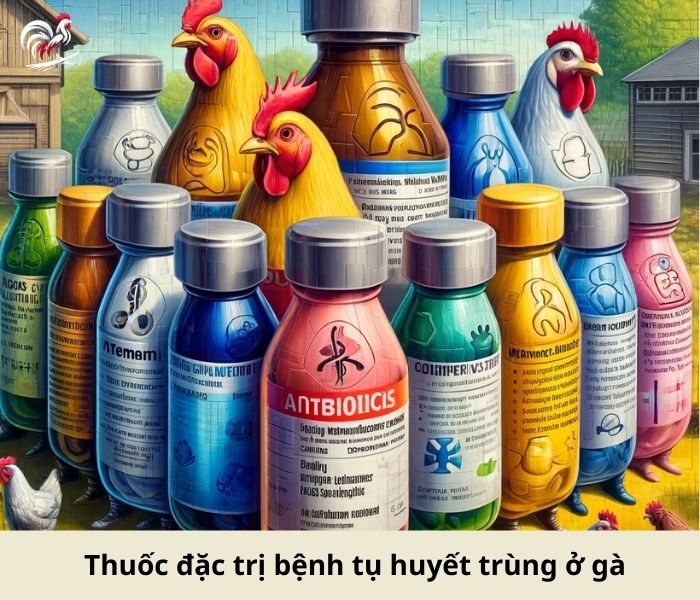 Thuốc đặc trị bệnh tụ huyết trùng ở gà